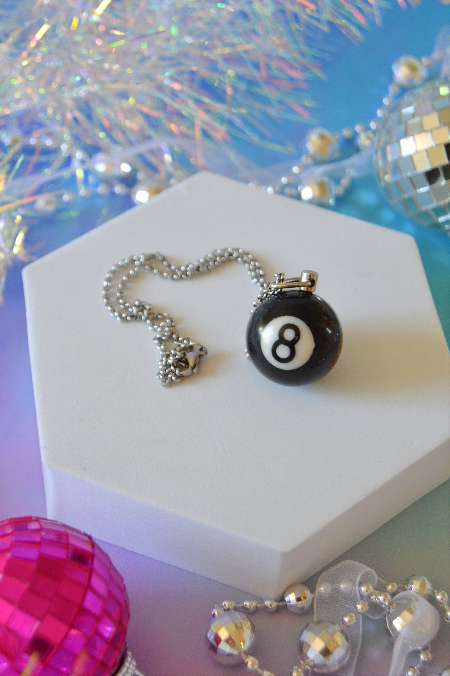 8 Ball Necklace