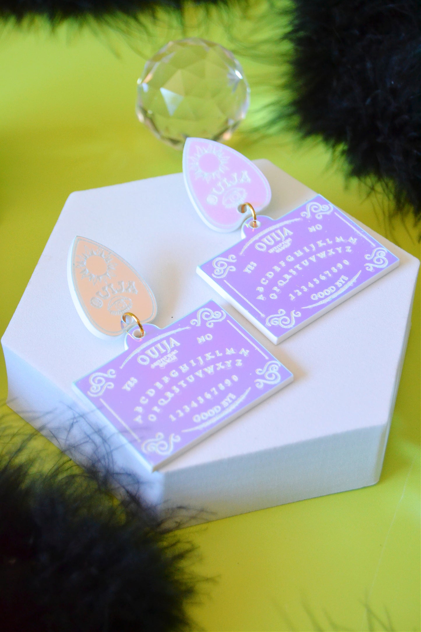 Iridescent Spirit Board Earrings