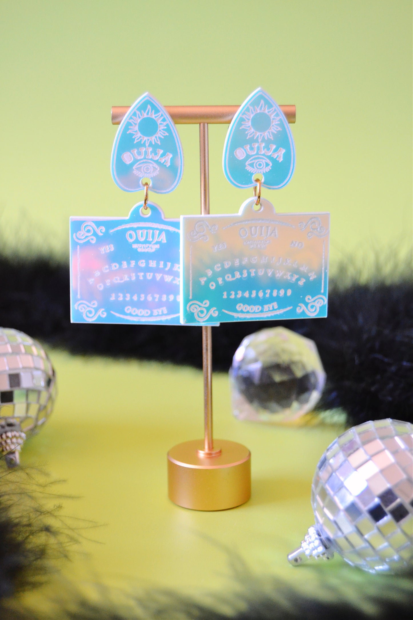 Iridescent Spirit Board Earrings