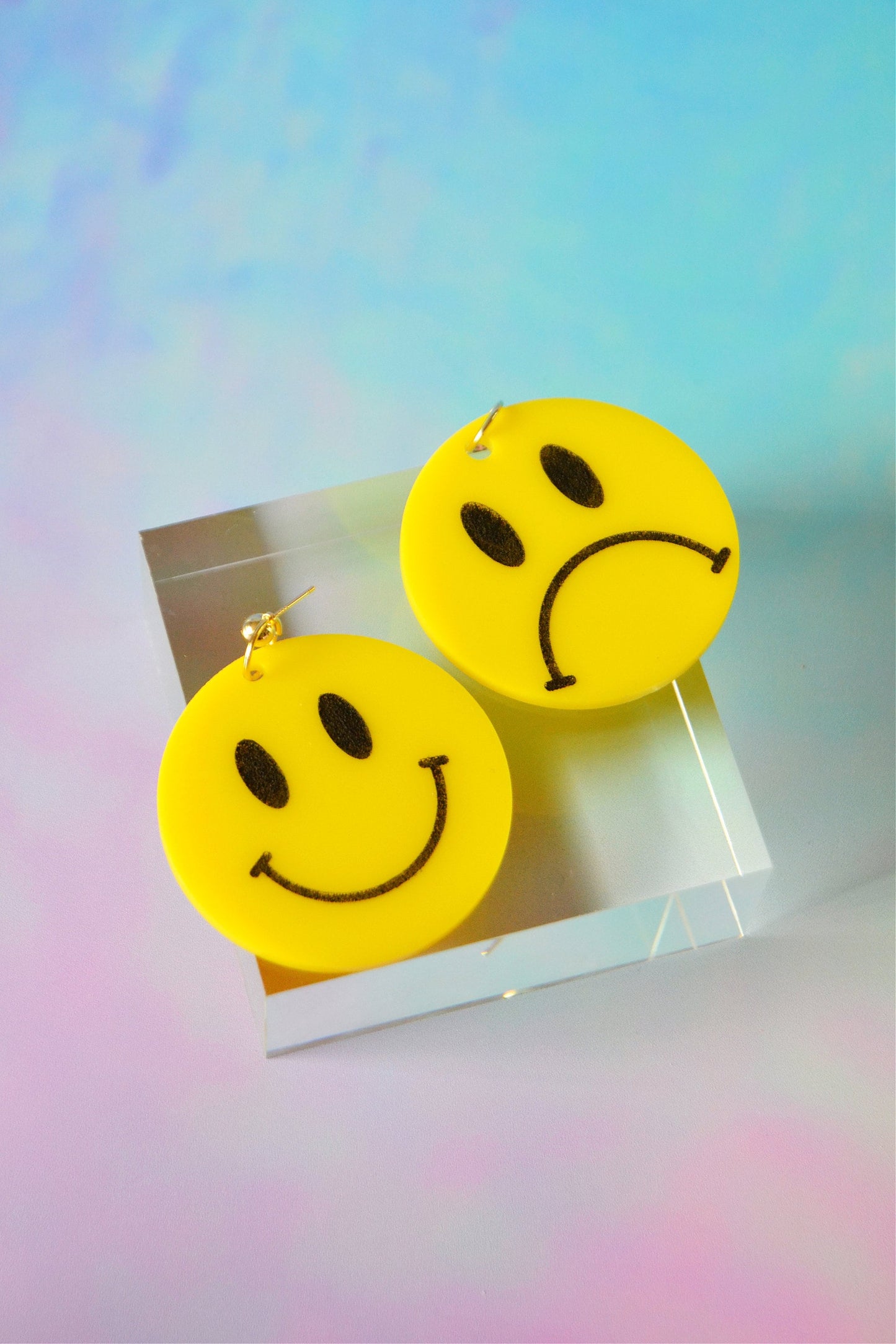 Moody Smiley Earrings