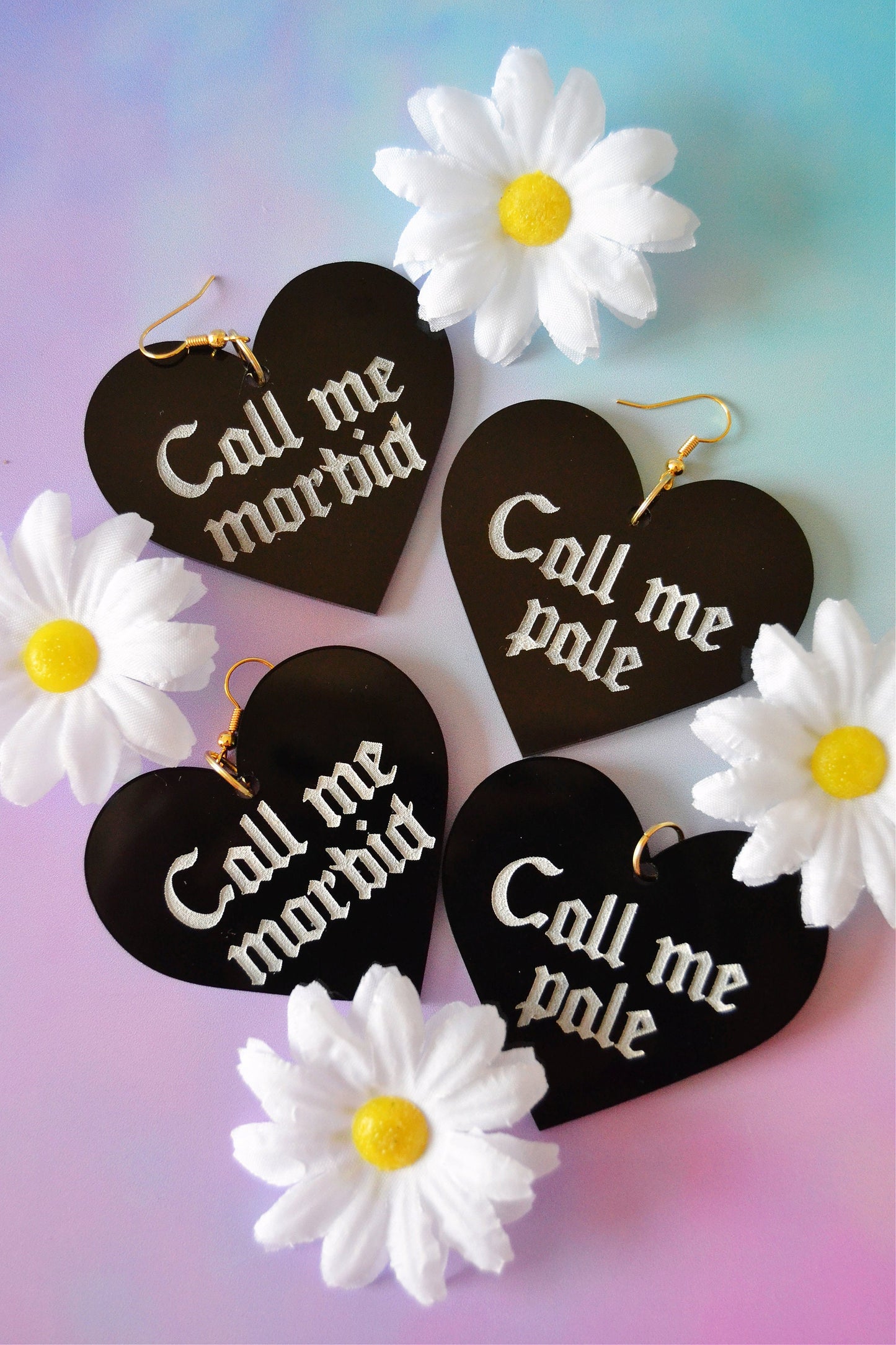 Morbid and Pale Earrings