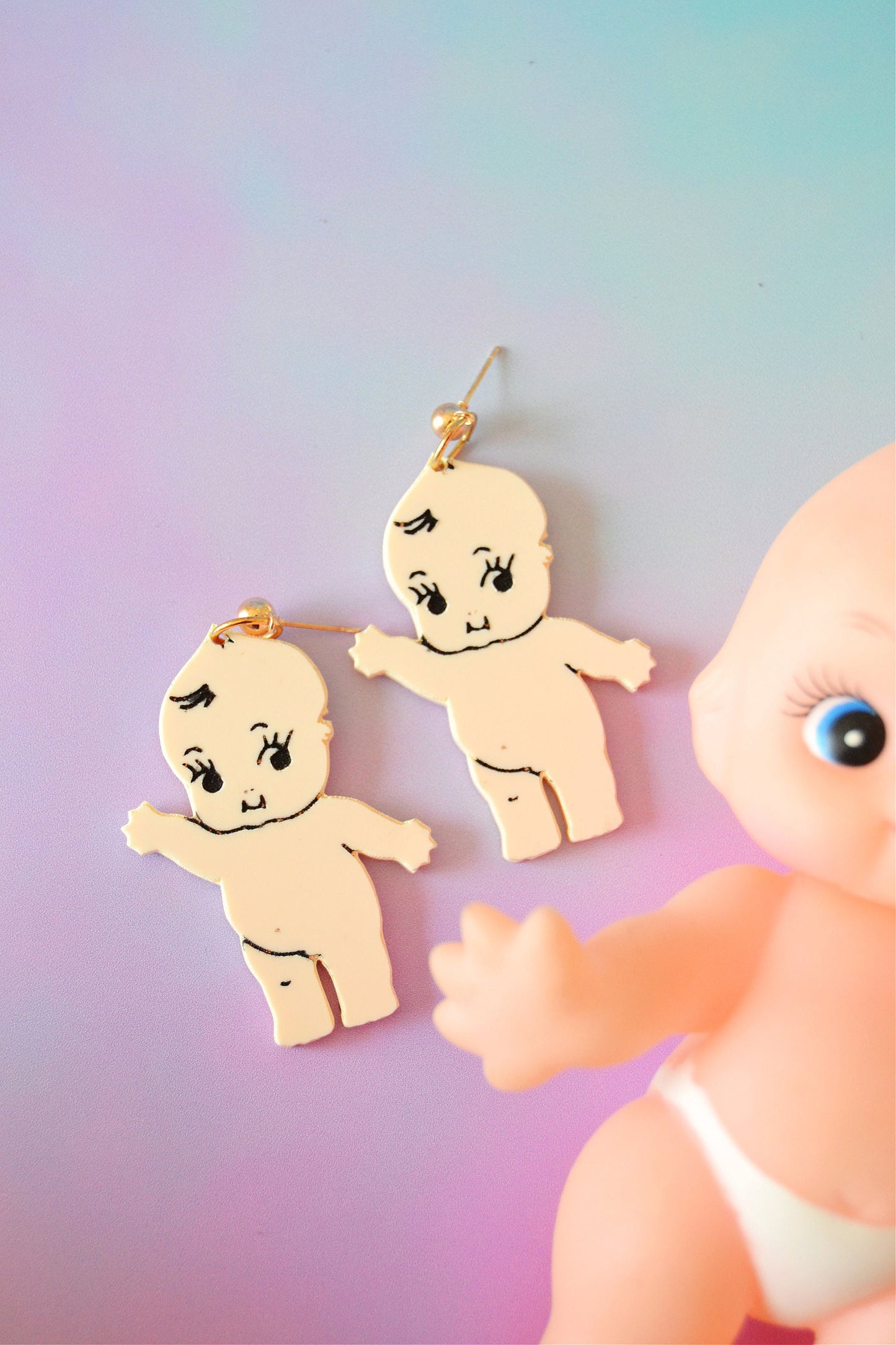 Kewpie Doll Earrings