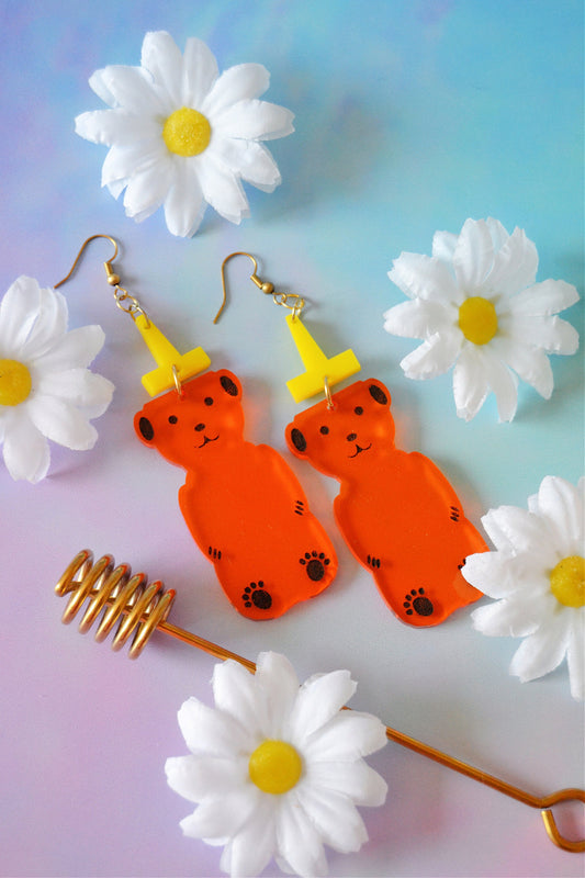 Honey Bear Earrings