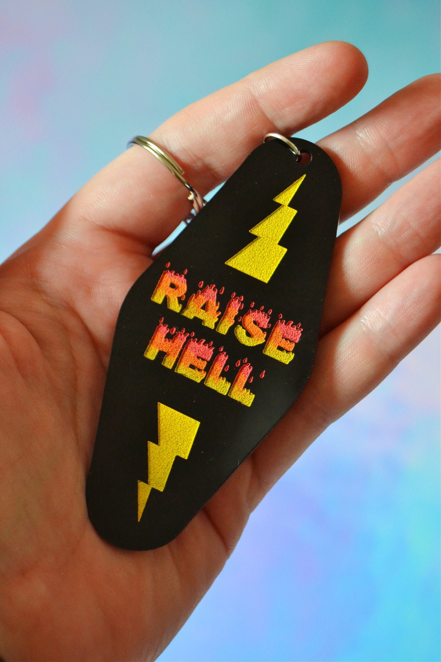 Raise Hell Keychain